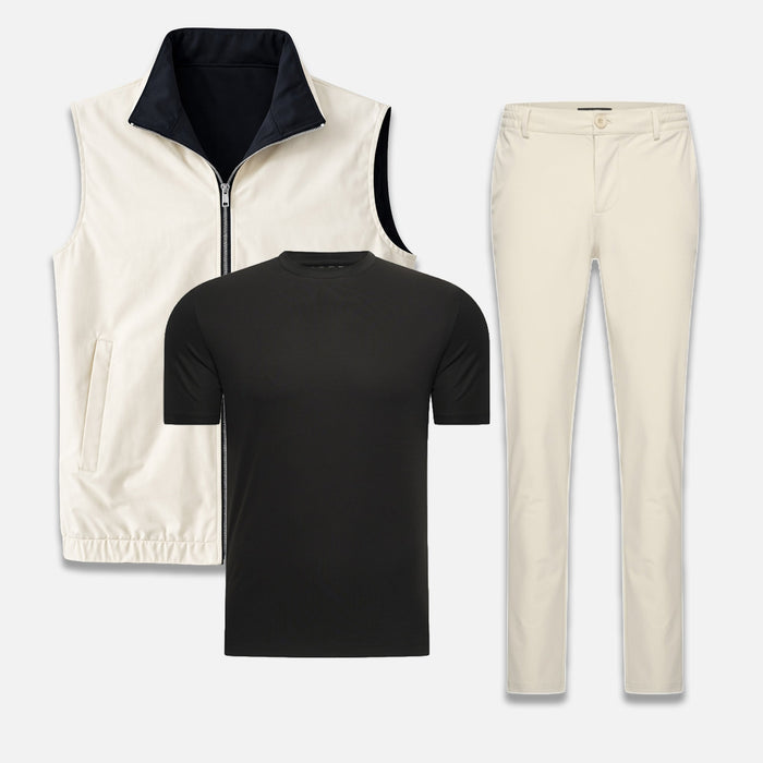 Wendbares Set — Creme / Schwarz