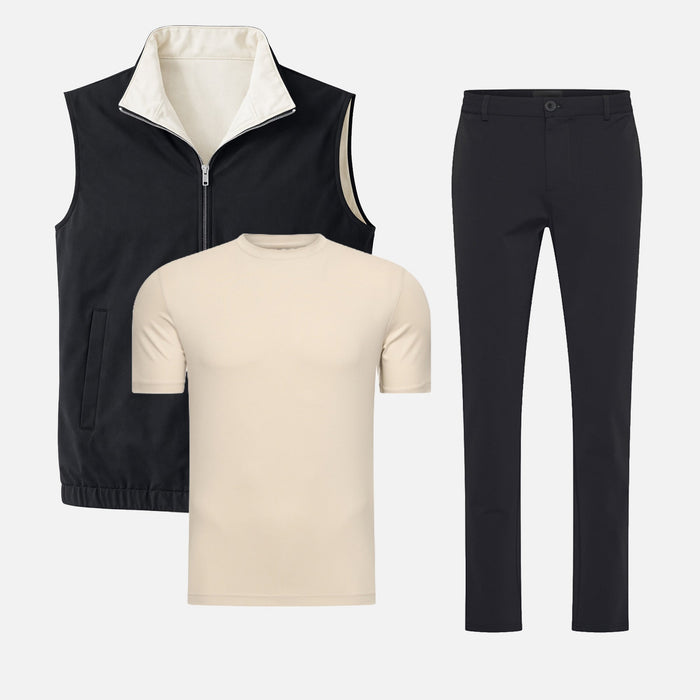 Wendbares Set — Schwarz / Creme