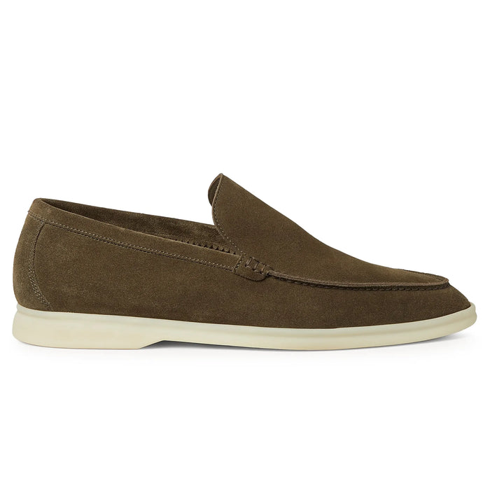 Mocassins Daim — Vert Mousse