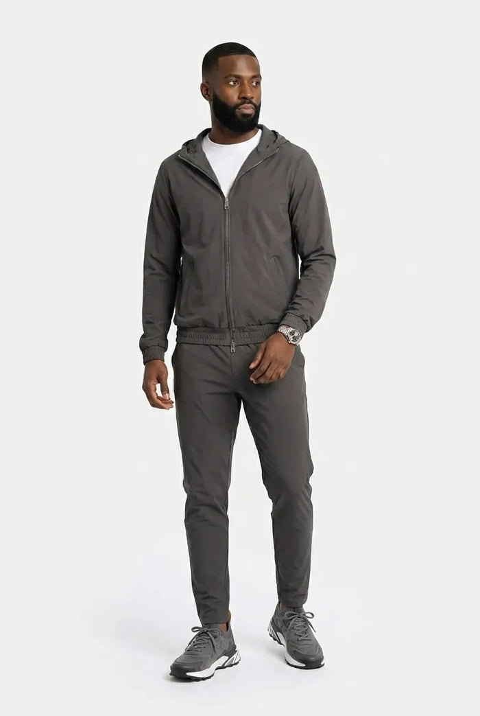 Ensemble Signature à Capuche — Anthracite