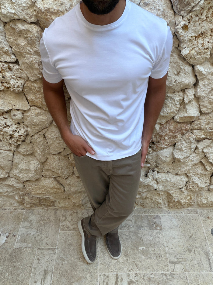 T-shirt Supima — Blanc