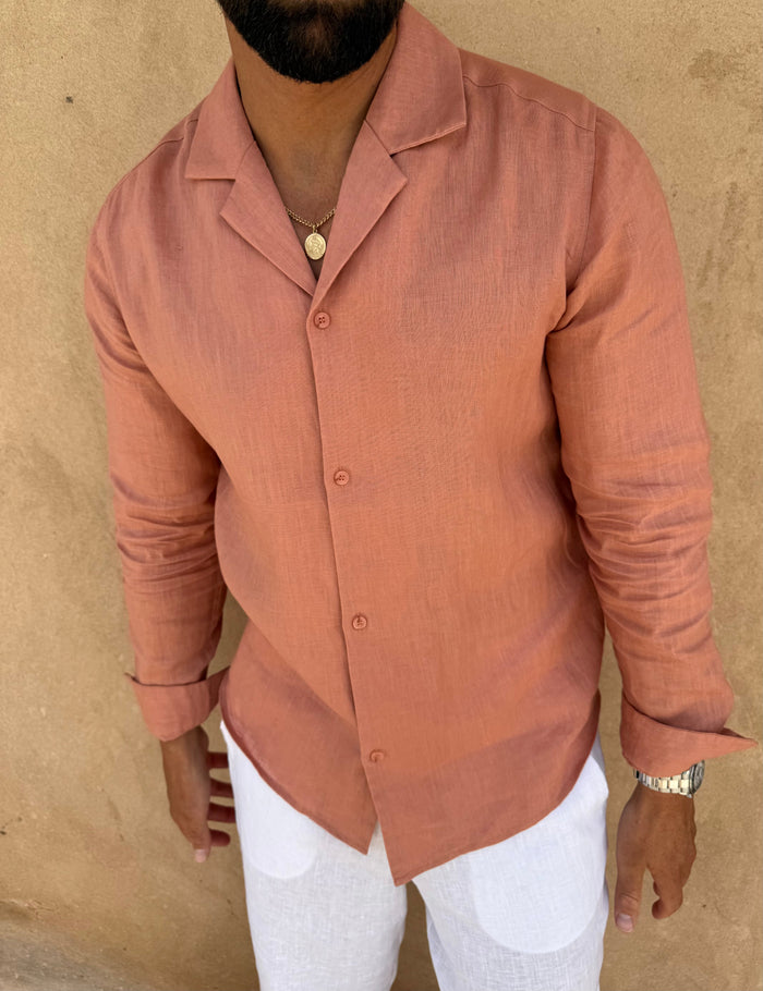 Chemise RIVÉ Lin — Satiné