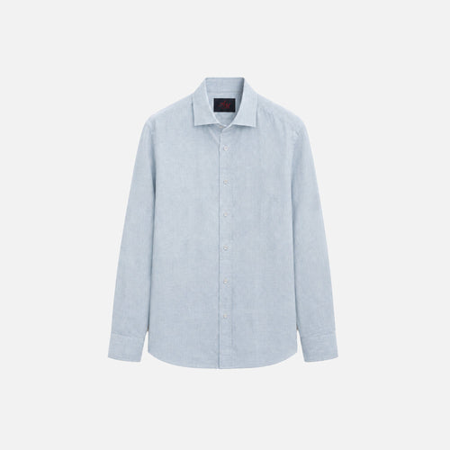 Chemise en Lin — Bleu Layette