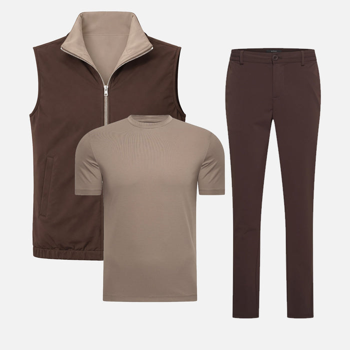 Wendbares Set — Espresso / Taupe