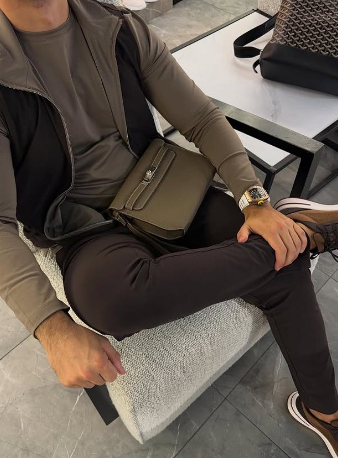 Ensemble Réversible — Espresso / Taupe