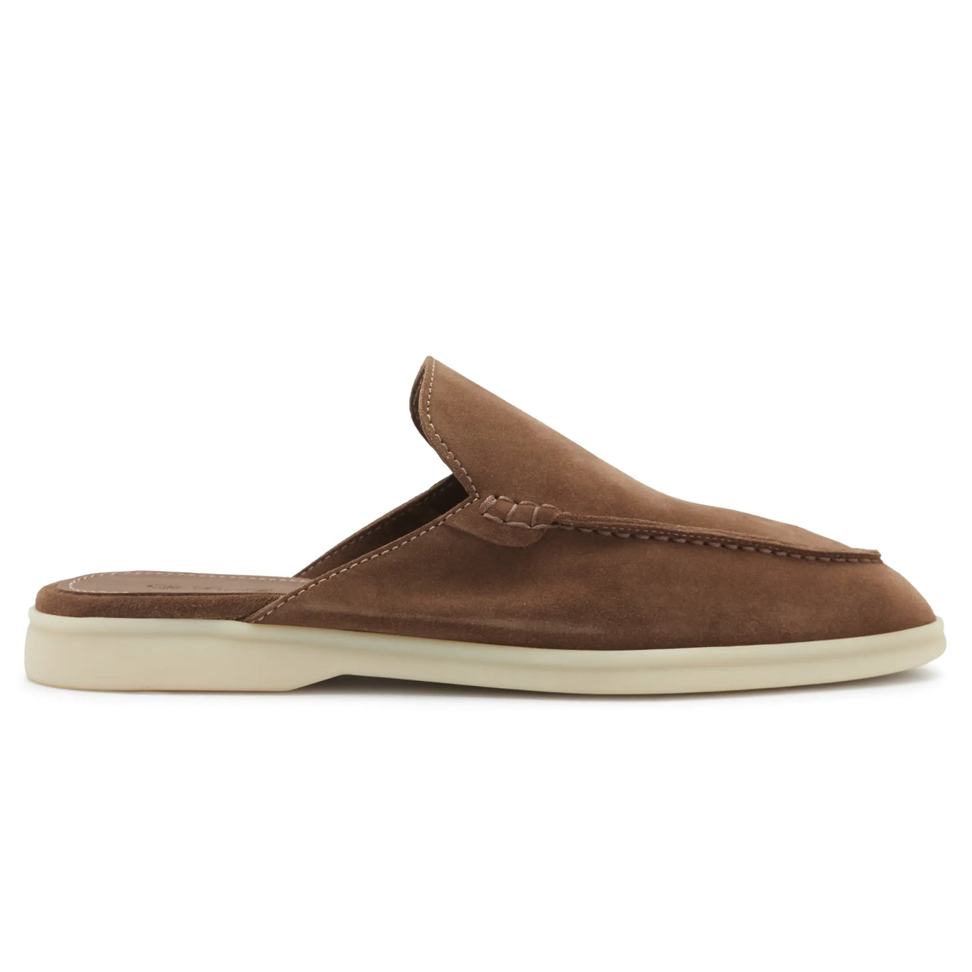 Mocassins Babouche Daim — Sauge | COMOCLO