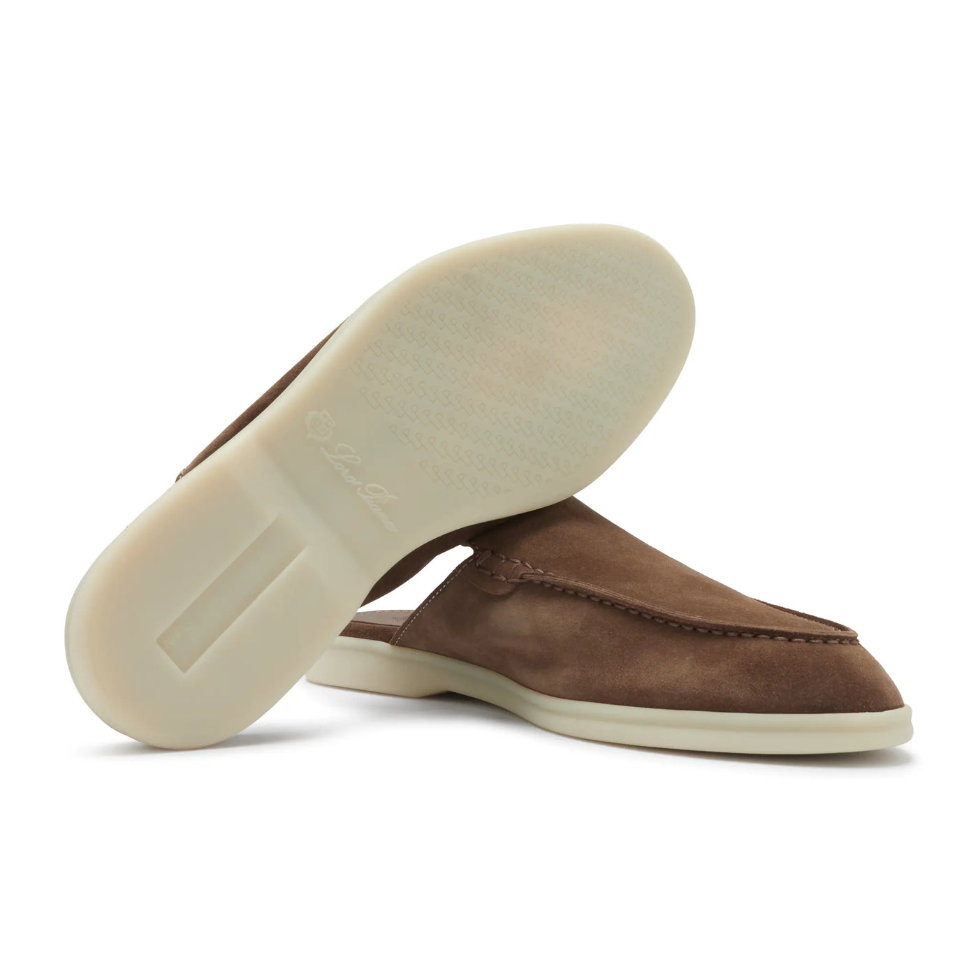 Mocassins Babouche Daim — Sauge — vue 4 | COMOCLO