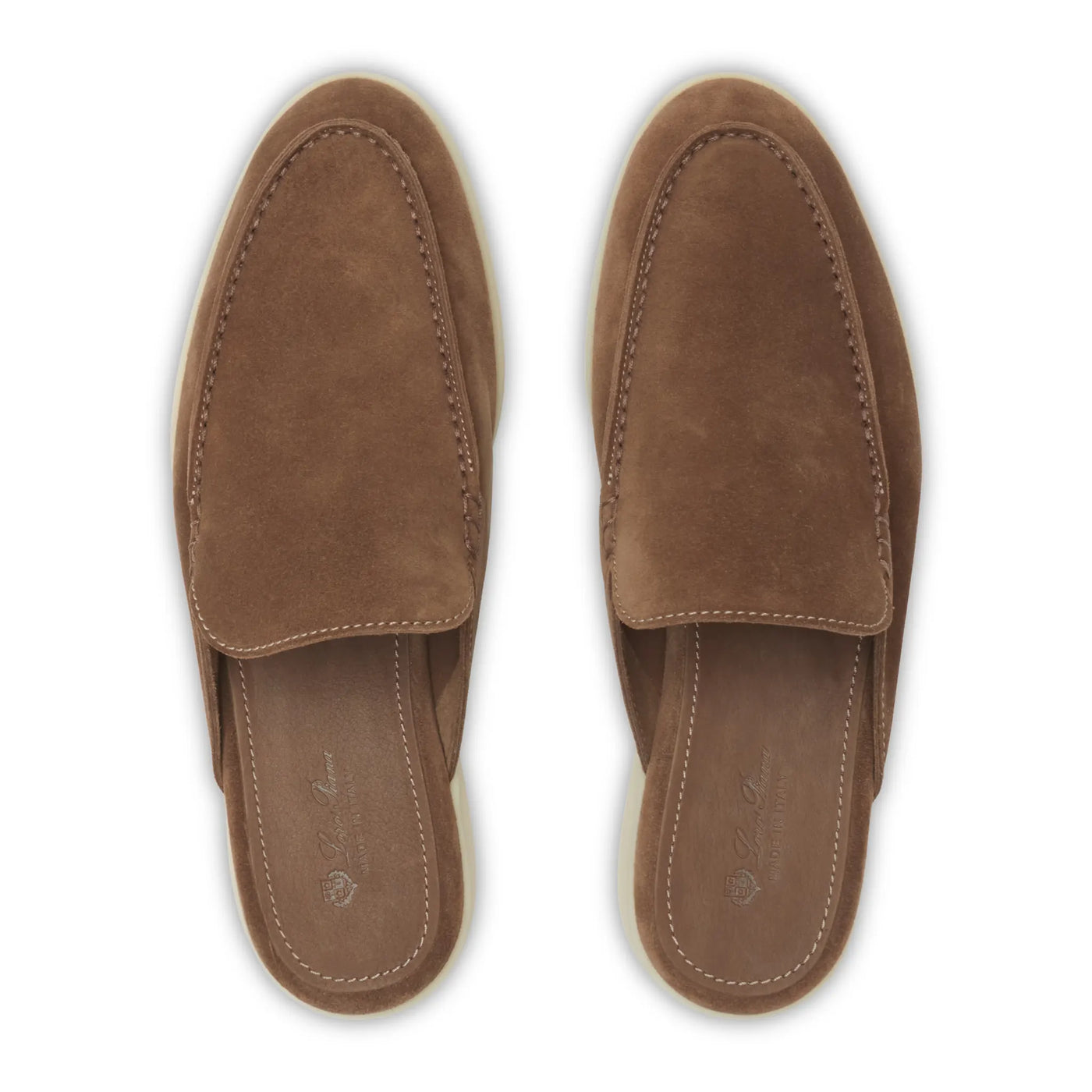 Mocassins Babouche Daim — Sauge — vue 5 | COMOCLO