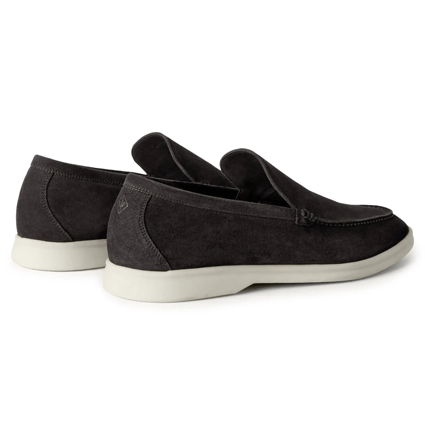 Mocassins Daim — Anthracite — vue 4 | COMOCLO