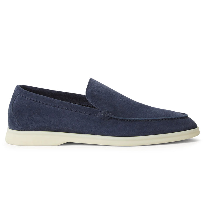 Mocassins Daim — Bleu Nuit