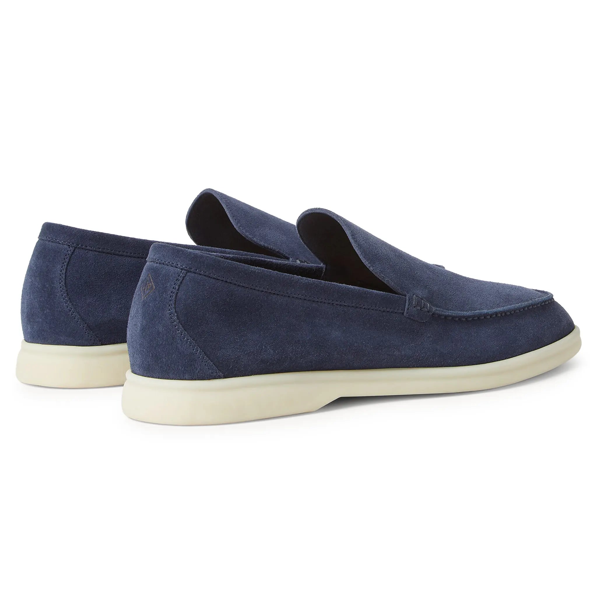 Mocassins Daim — Bleu Nuit — vue 4 | COMOCLO