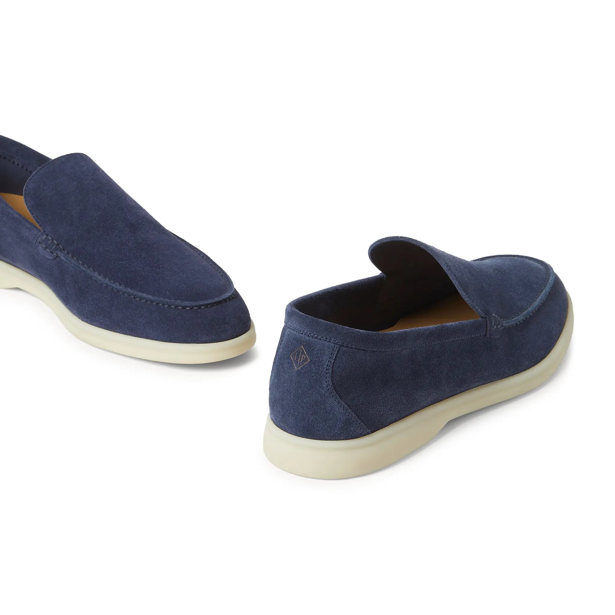 Mocassins Daim — Bleu Nuit — vue 5 | COMOCLO
