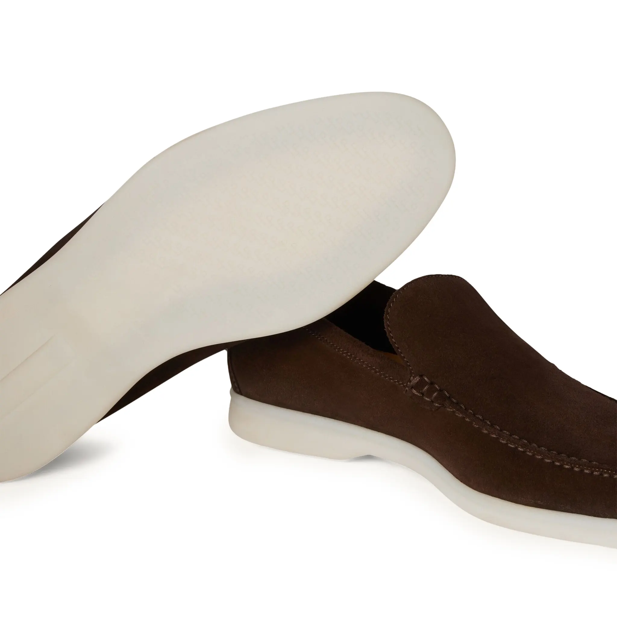 Mocassins Daim — Chocolat — vue 5 | COMOCLO