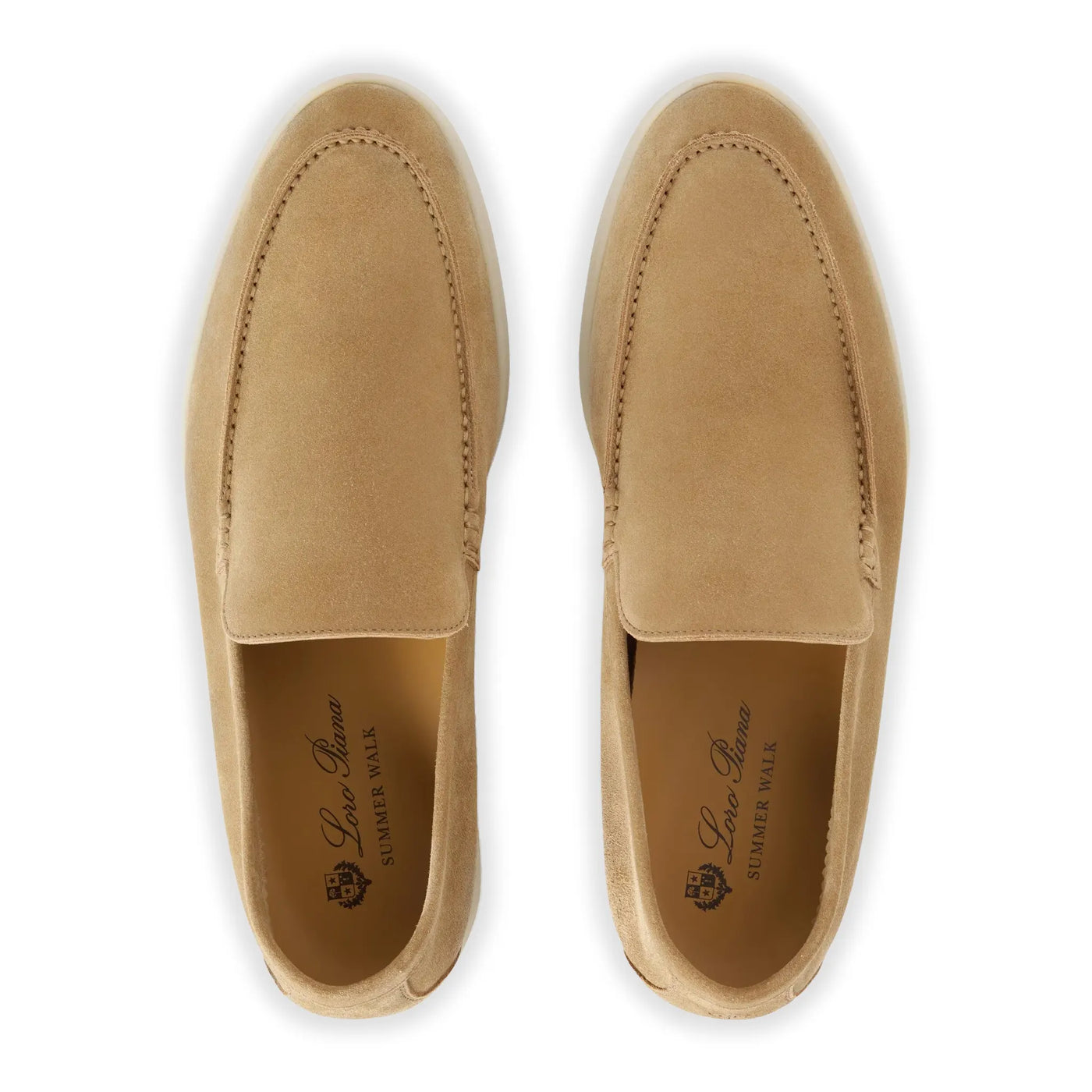 Mocassins Daim — Gris Fumé — vue 3 | COMOCLO