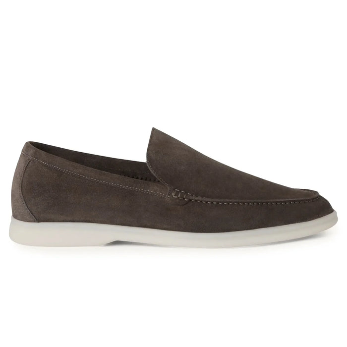 Mocassins Daim — Gris Taupe