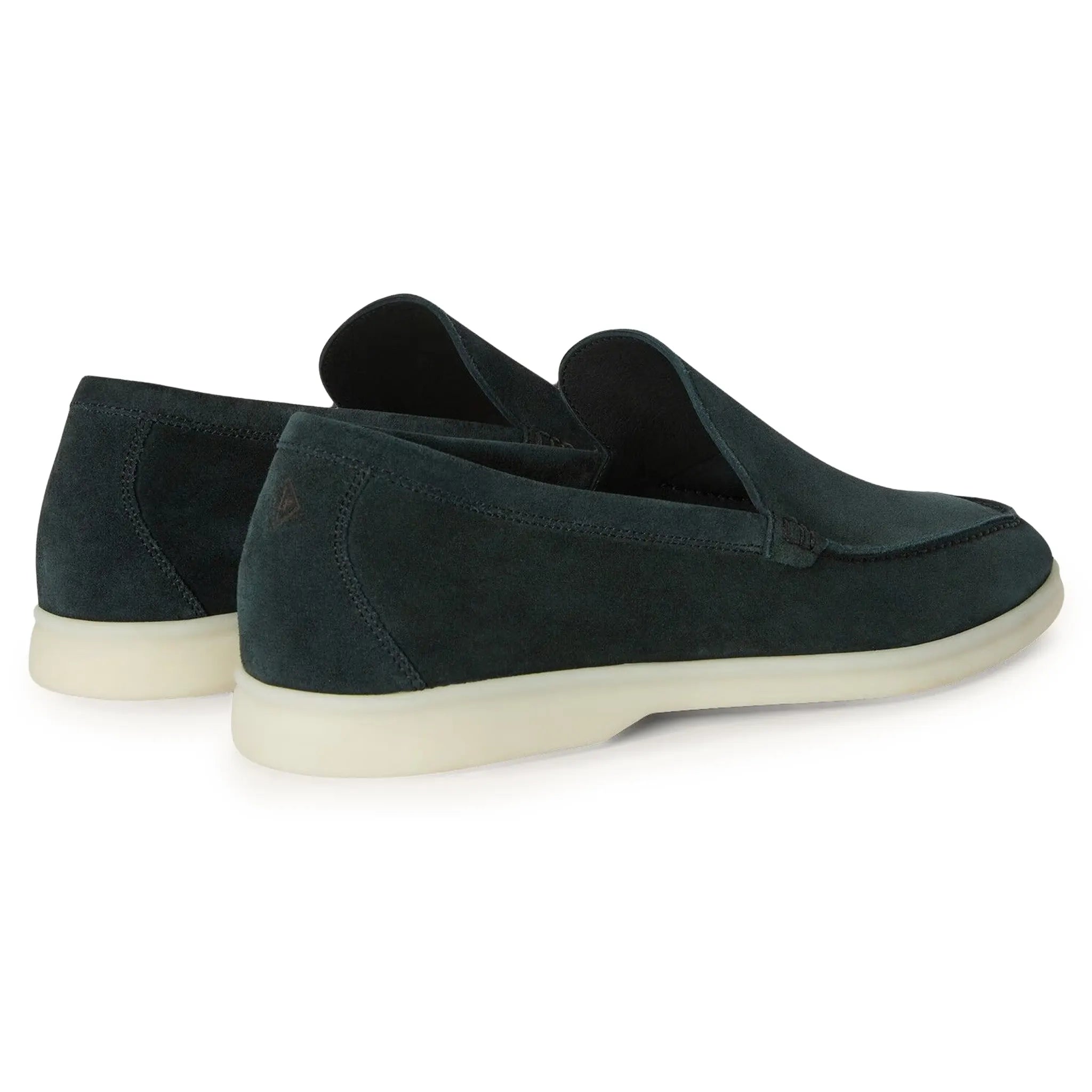 Mocassins Daim — Vert Foncé — vue 4 | COMOCLO