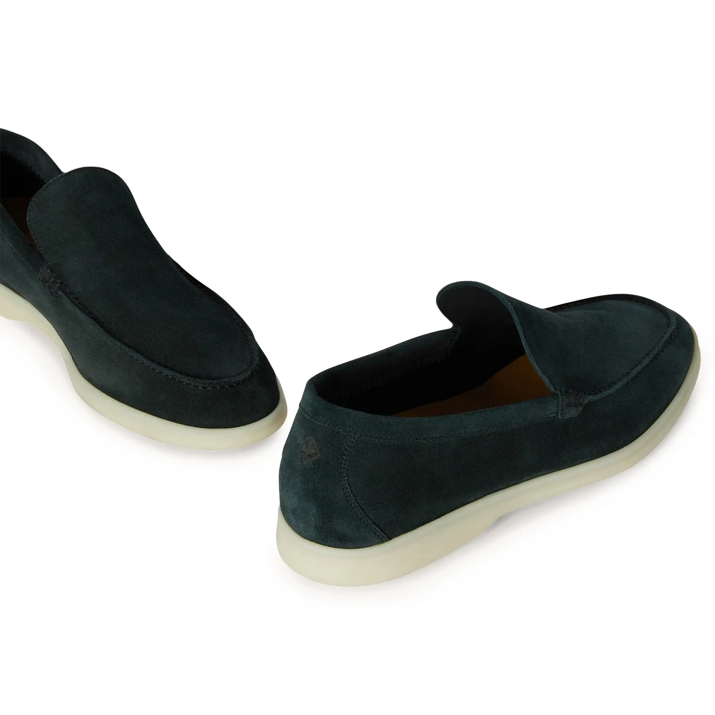 Mocassins Daim — Vert Foncé — vue 6 | COMOCLO