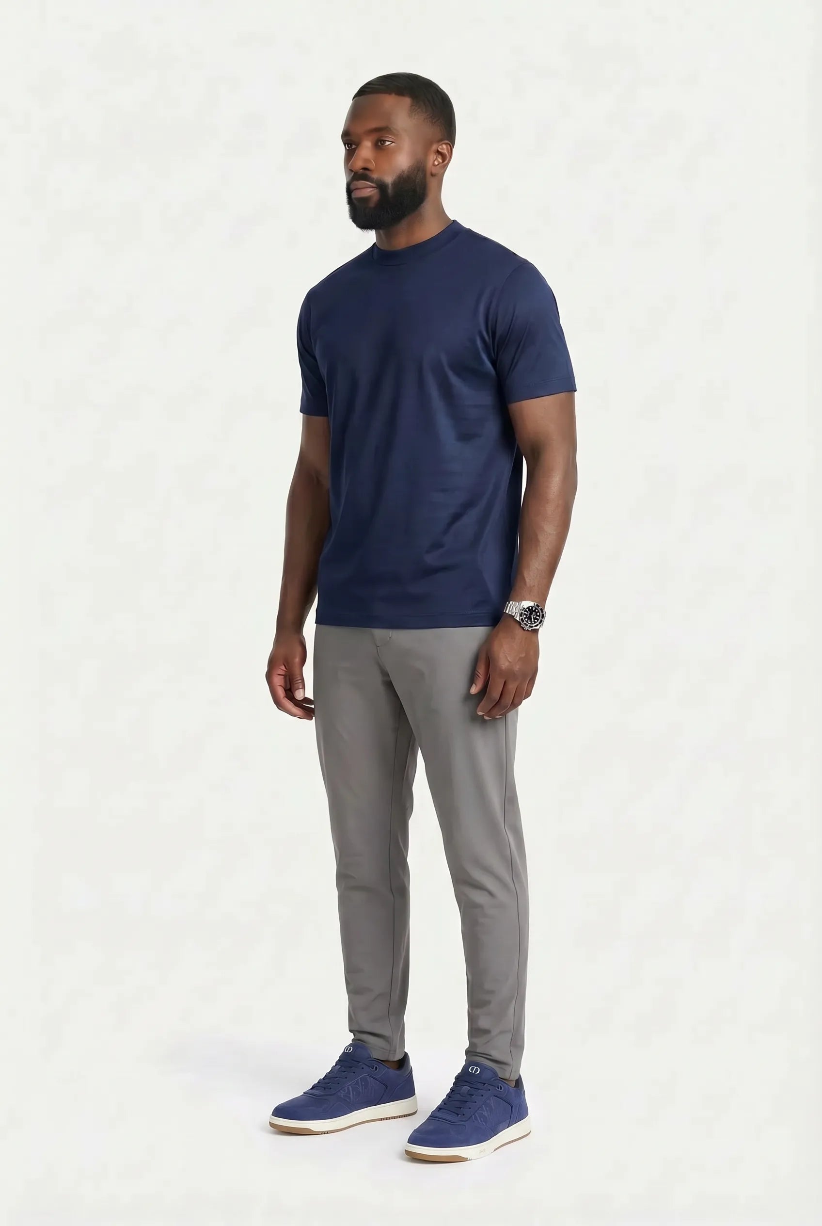 T-shirt Luxe pour homme, coloris Bleu Marine | COMOCLO