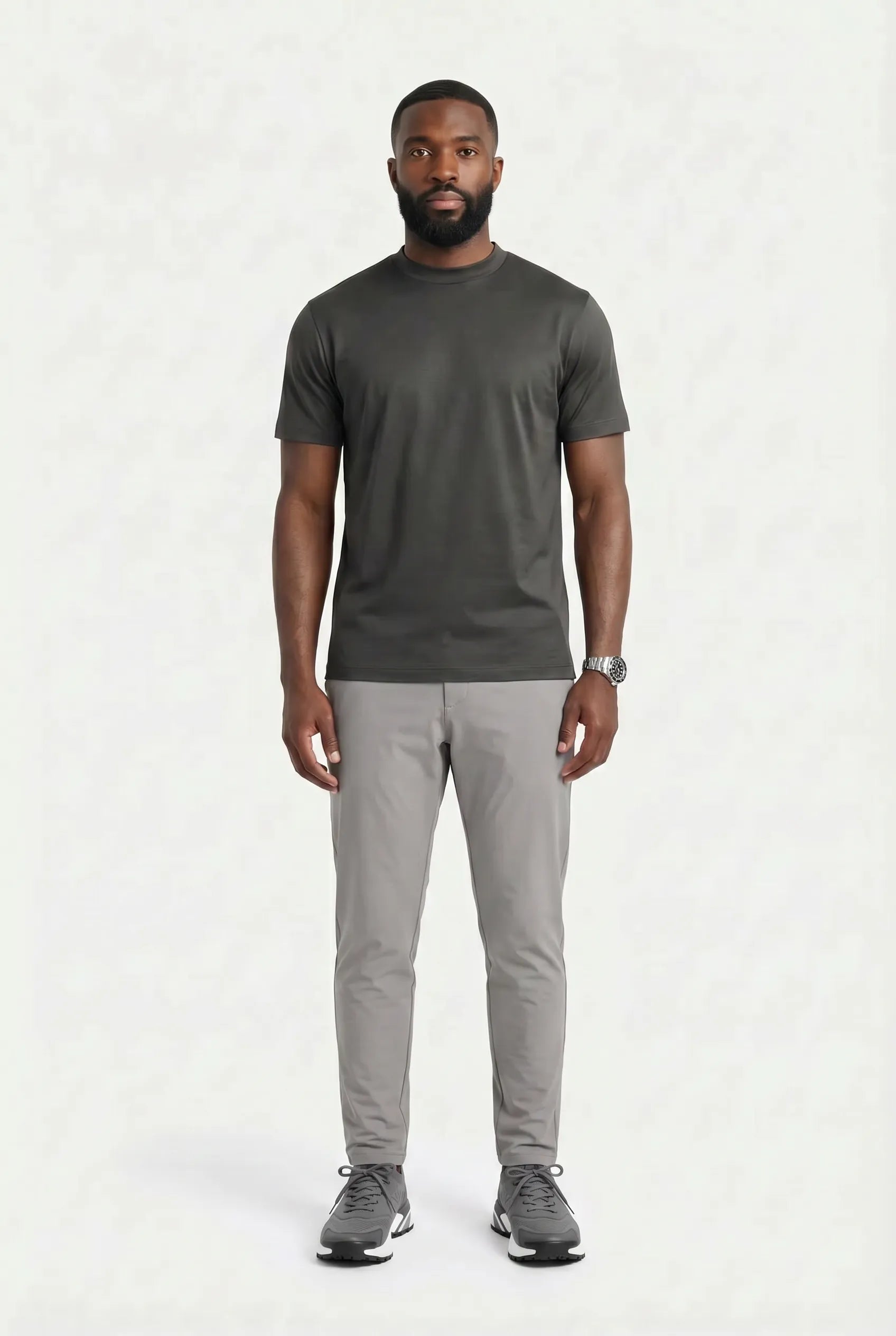 T-shirt Luxe pour homme, coloris Anthracite — vue 3 | COMOCLO