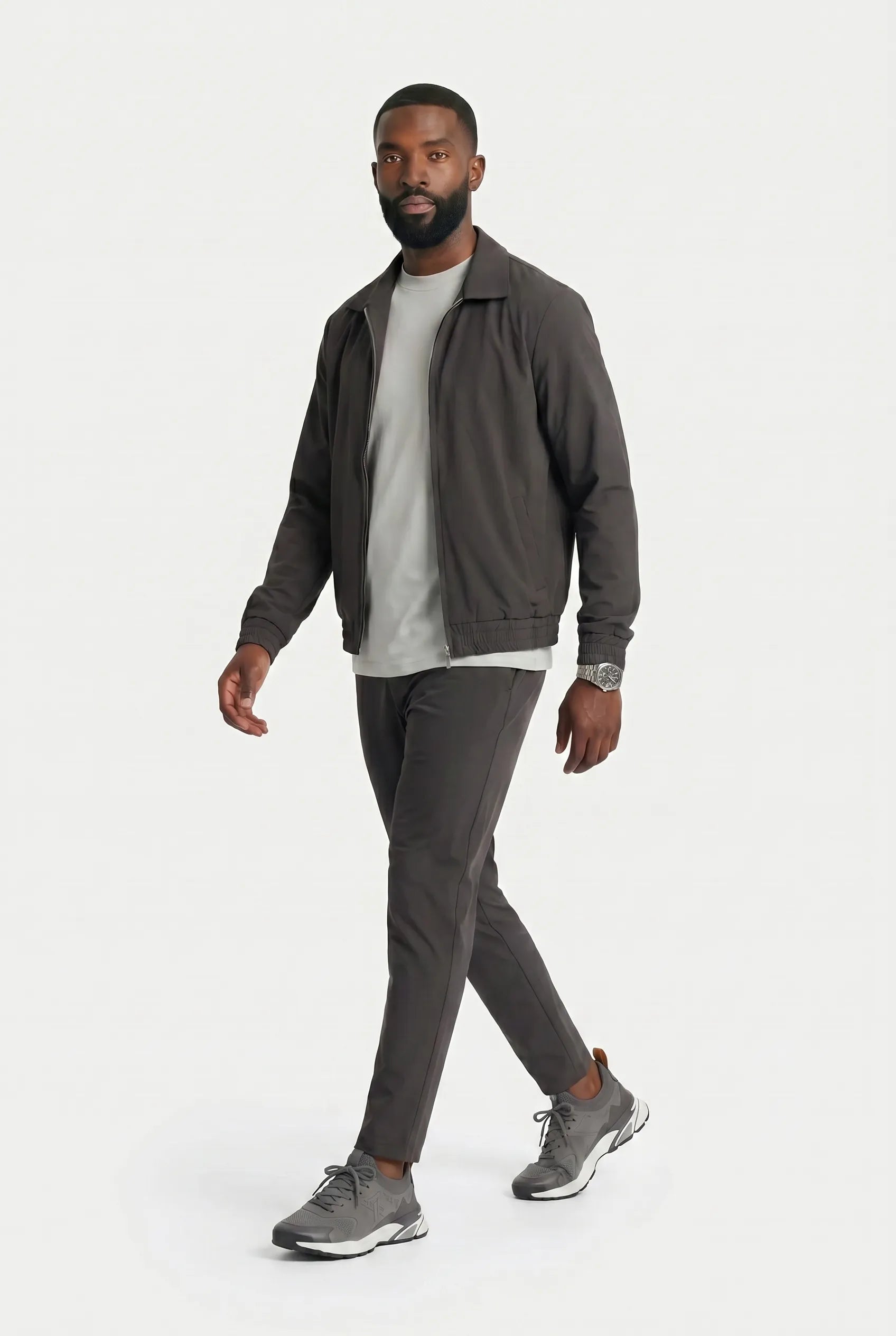 Ensemble Signature pour homme, coloris Anthracite — vue 3 | COMOCLO