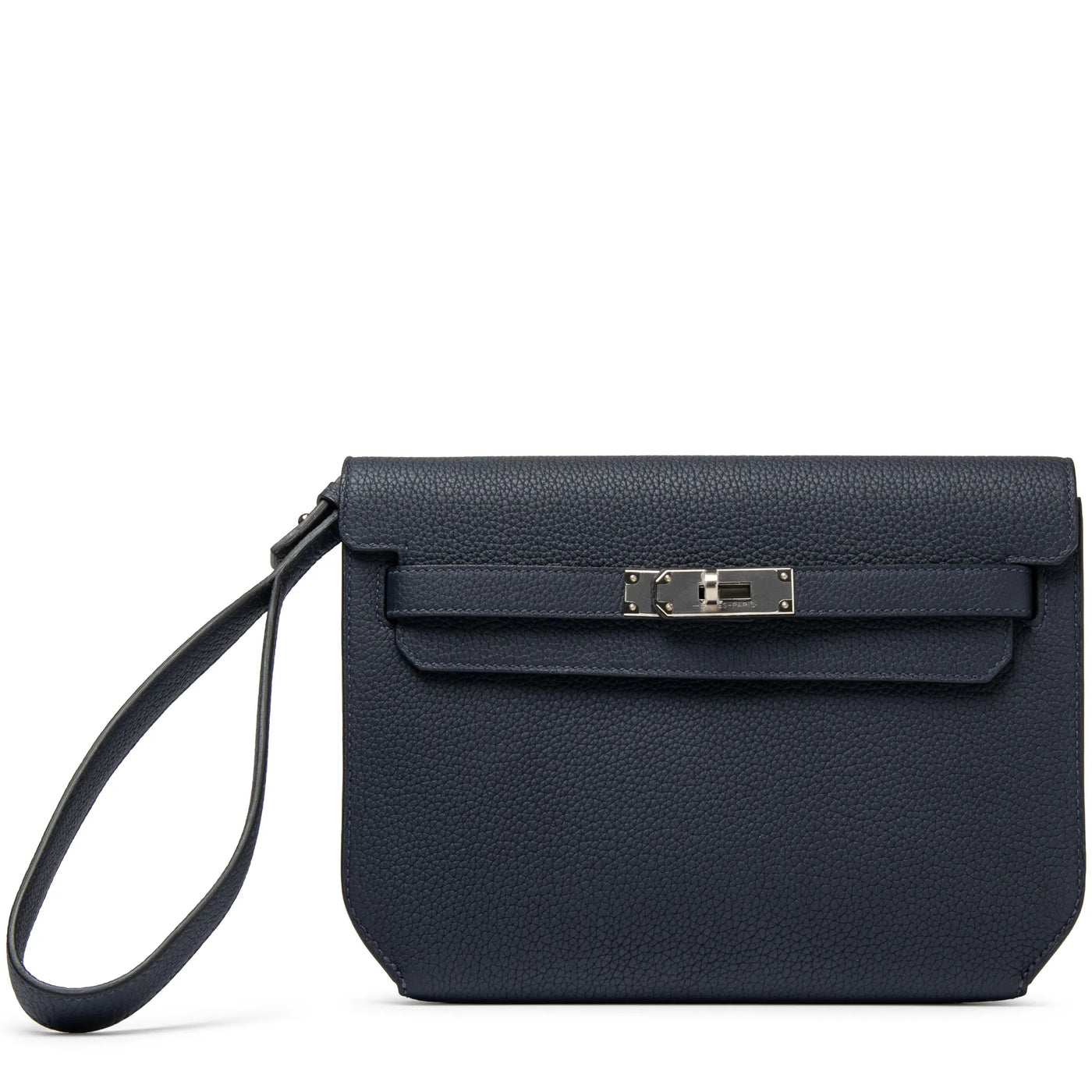 Pochette Cuir — Bleu Nuit | COMOCLO