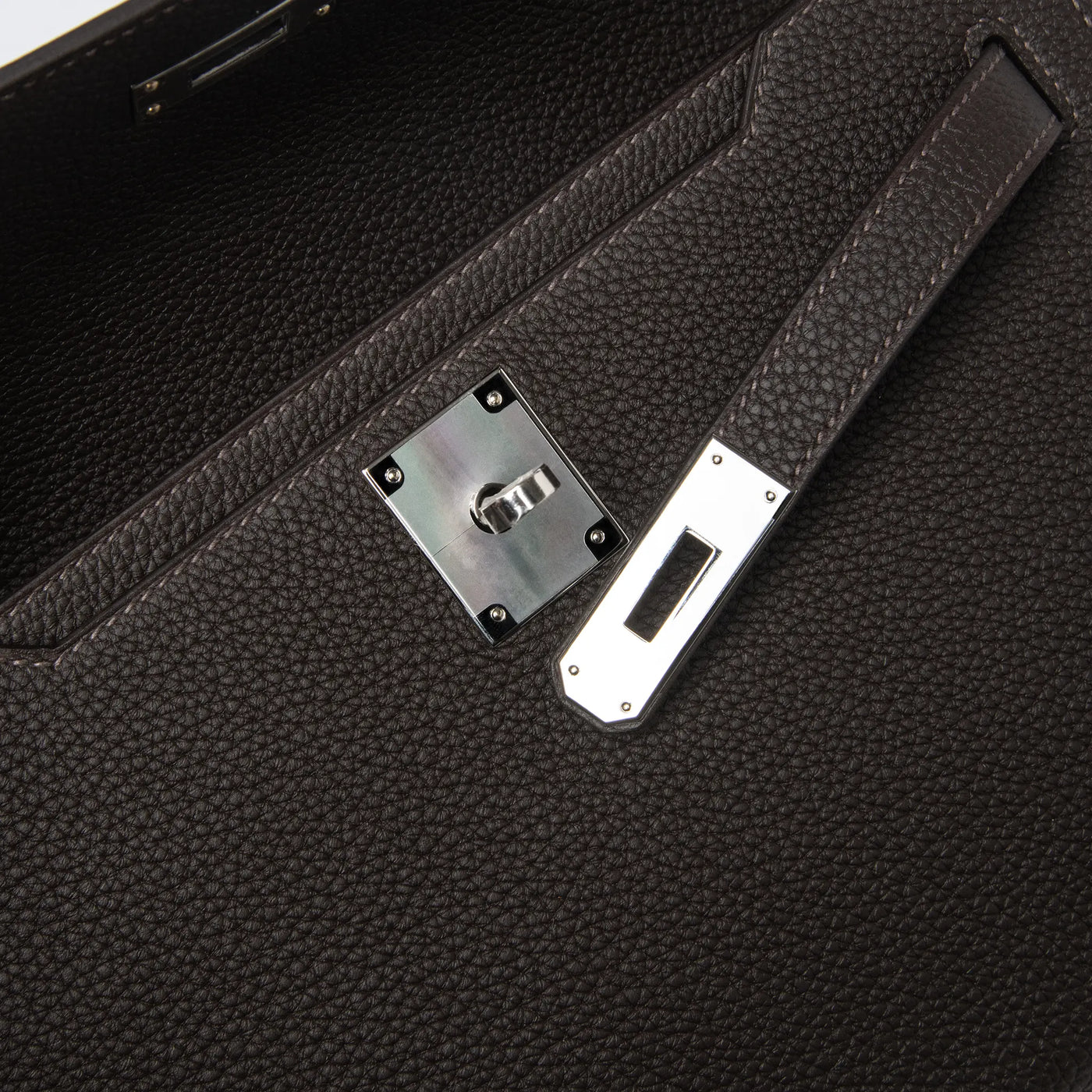 Pochette Cuir — Brun — vue 6 | COMOCLO