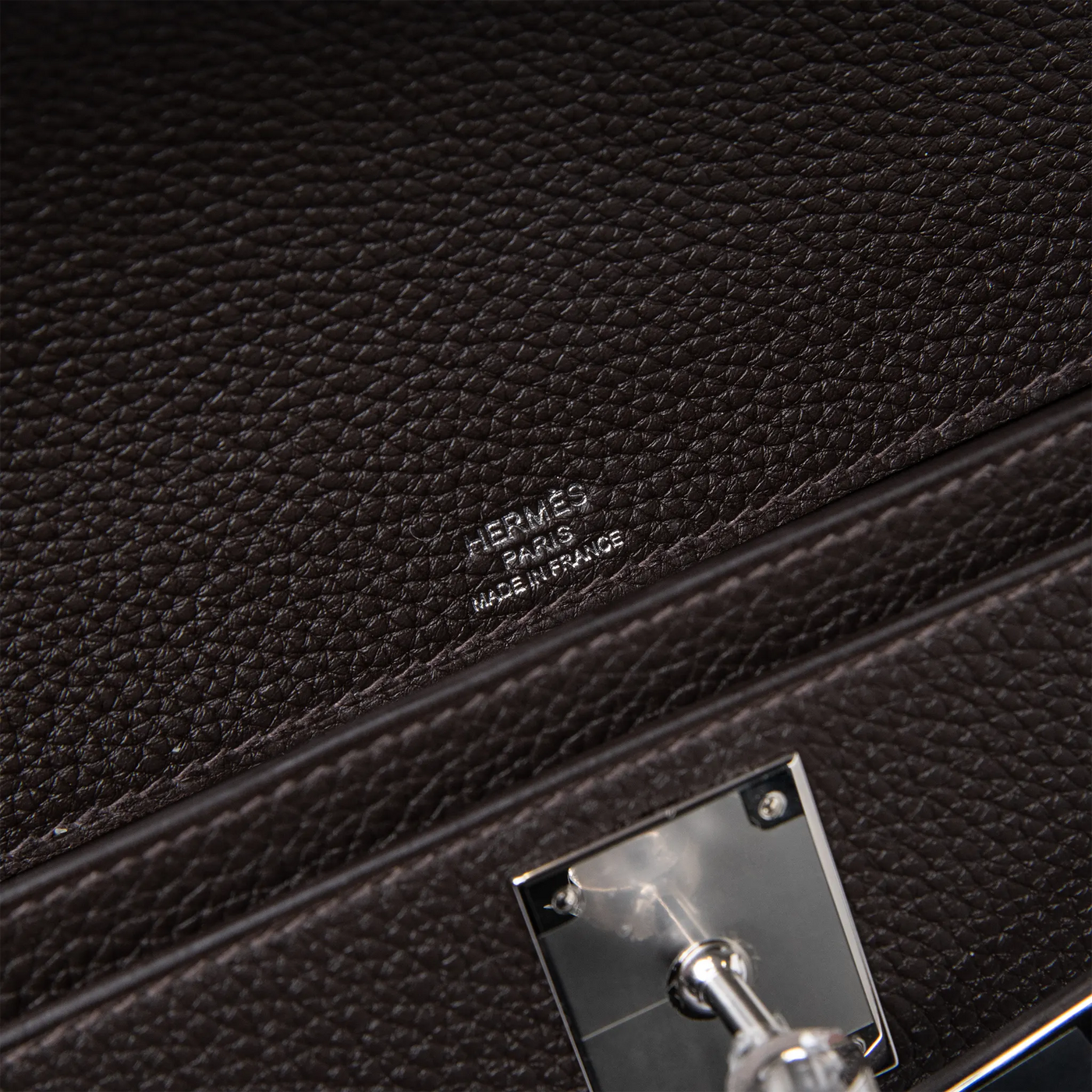 Pochette Cuir — Brun — vue 7 | COMOCLO
