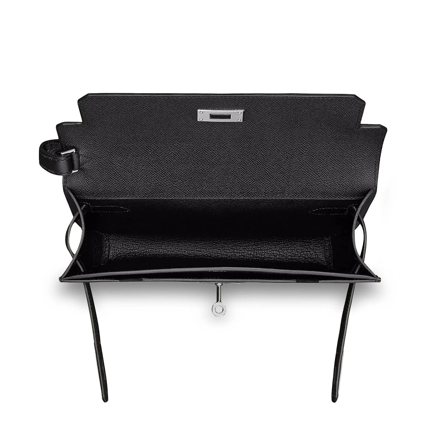 Pochette Cuir Grainé — Noir — vue 2 | COMOCLO