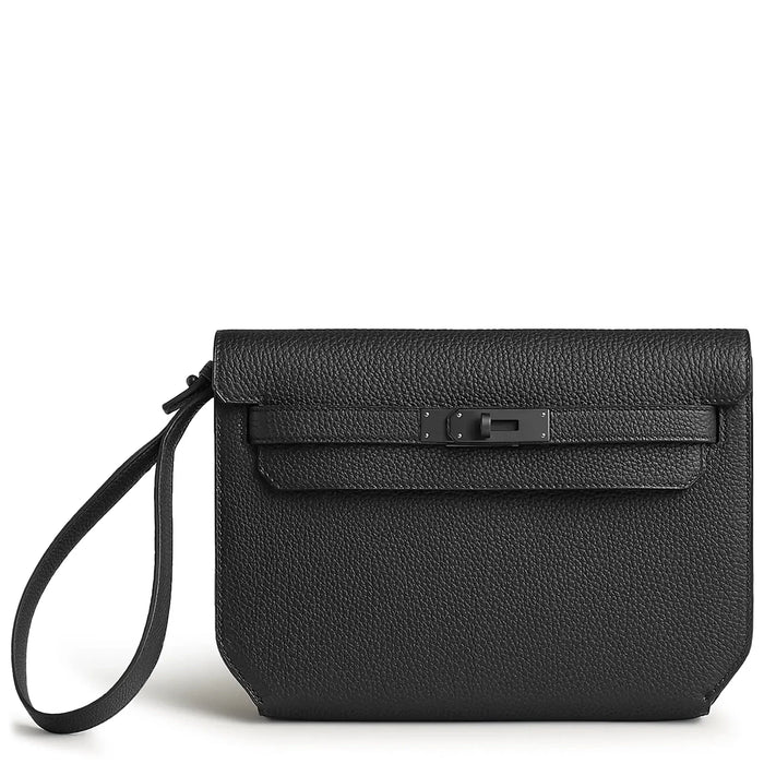 Pochette Cuir — Noir Mat