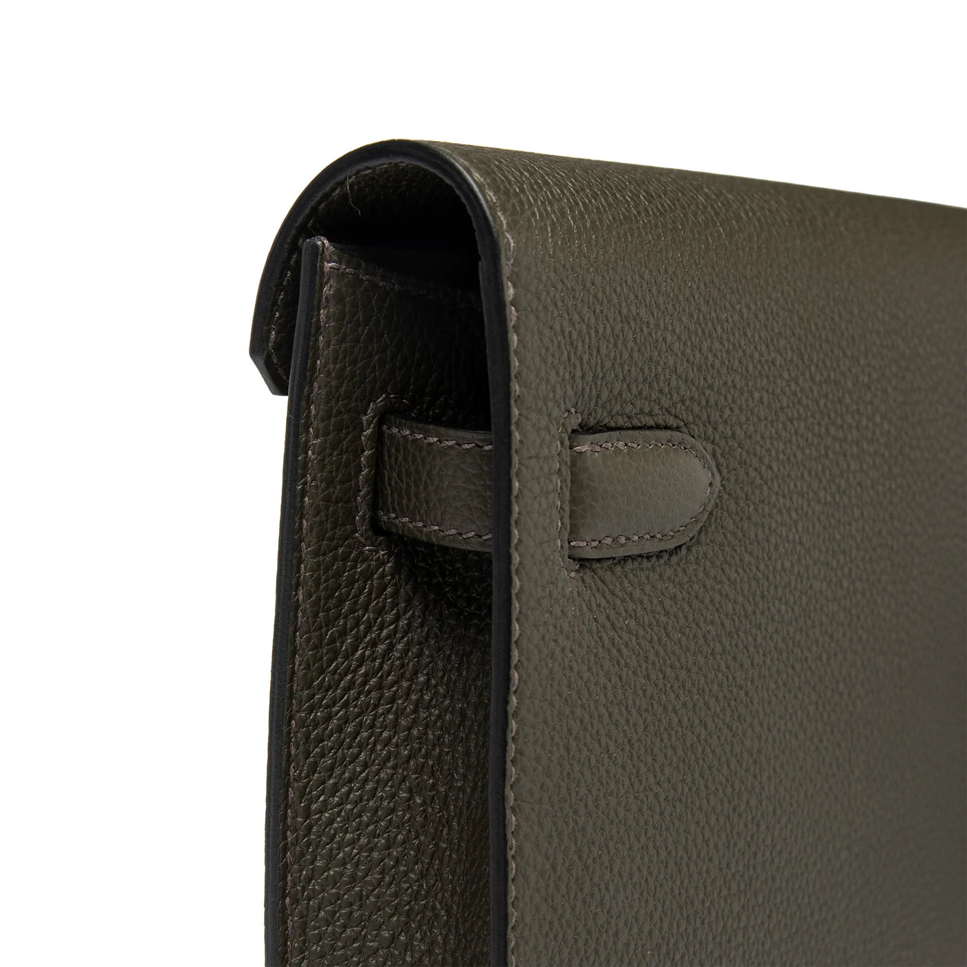 Pochette Cuir — Vert-de-Gris — vue 5 | COMOCLO