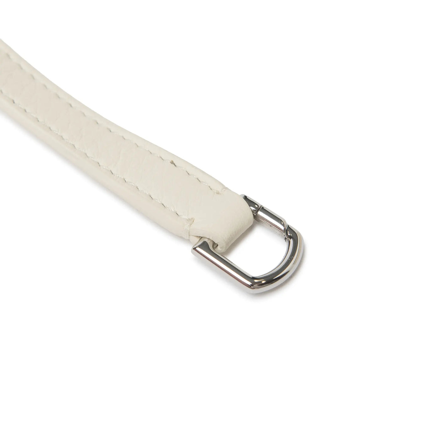 Sacoche Cuir de Veau — Beige Clair — vue 10 | COMOCLO