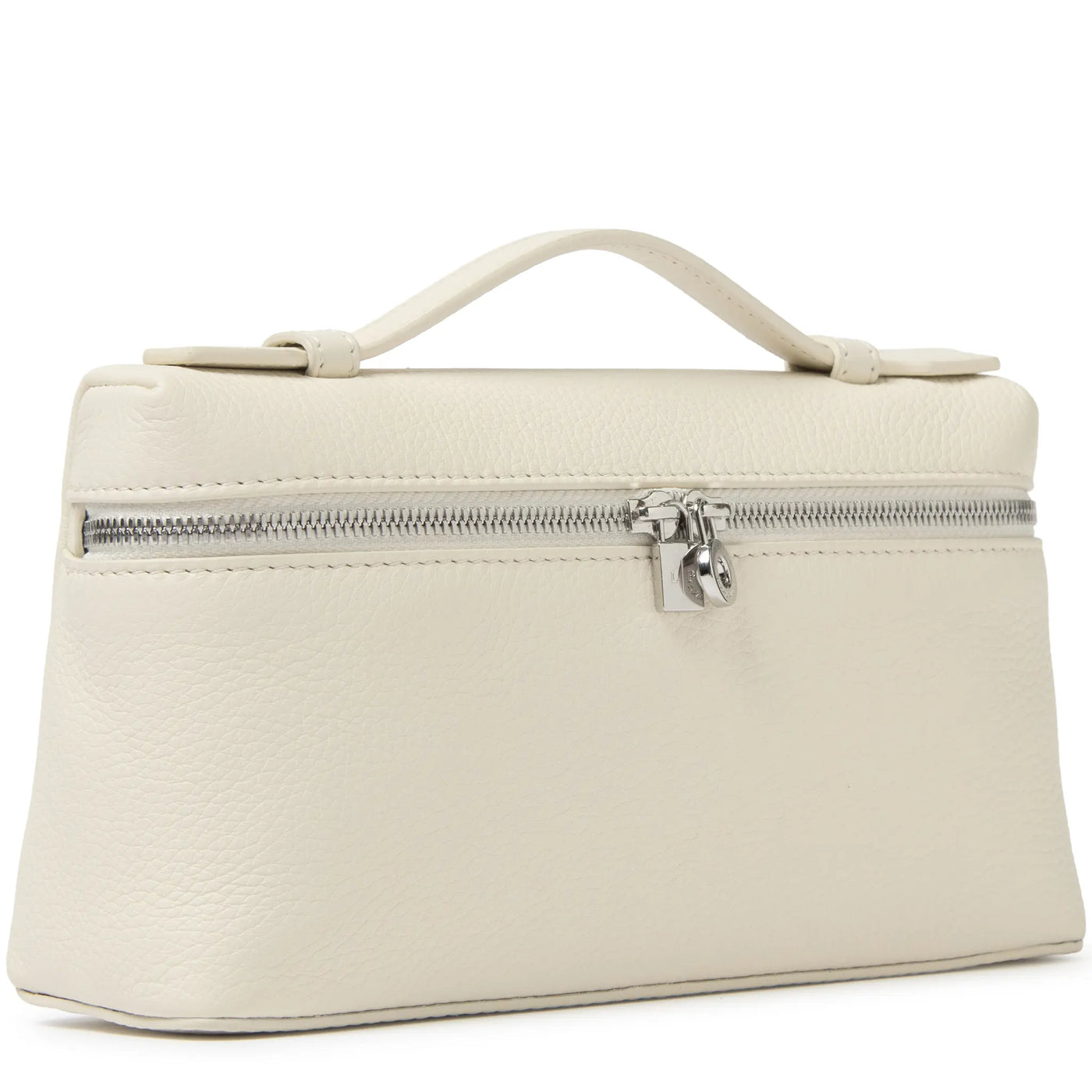 Sacoche Cuir de Veau — Beige Clair — vue 3 | COMOCLO