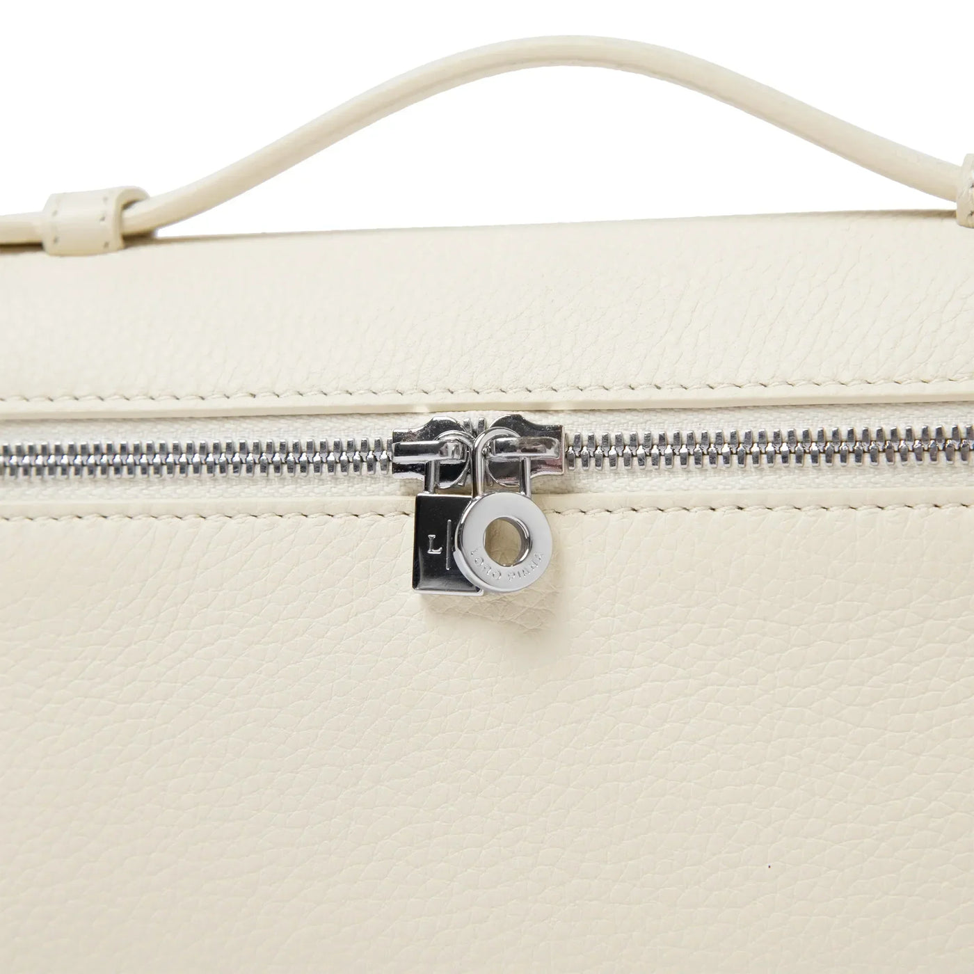 Sacoche Cuir de Veau — Beige Clair — vue 4 | COMOCLO