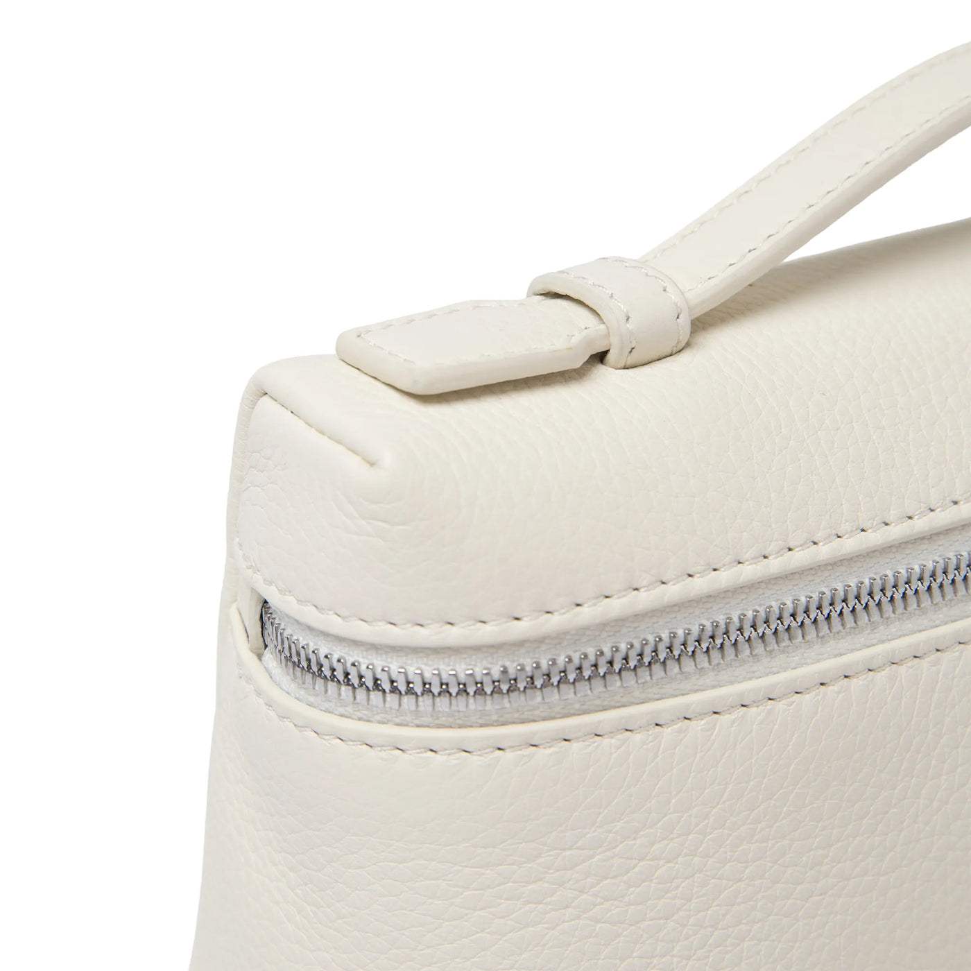 Sacoche Cuir de Veau — Beige Clair — vue 6 | COMOCLO