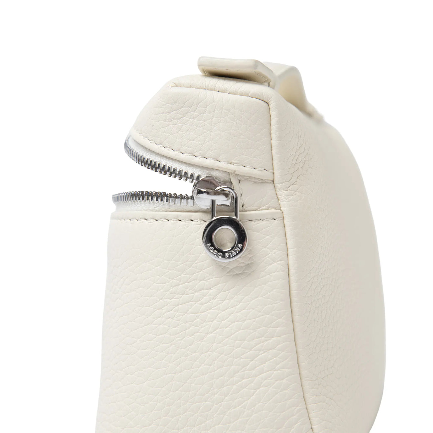 Sacoche Cuir de Veau — Beige Clair — vue 9 | COMOCLO